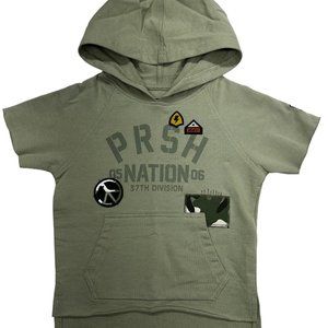 Parish Nation Patches Short Sleeve Hoodie (2T)